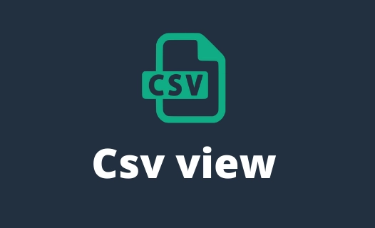 CSV View App